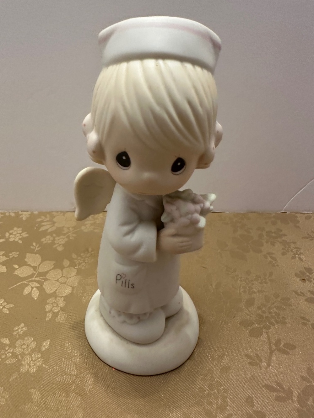Vintage Enesco Precious Moments "Angel of Mercy"  Angel Nurse Figurine